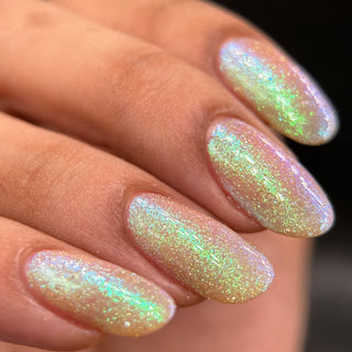 Image provided for Bee's Knees by a paid swatcher featuring the nail polish " Judgy Carlisle "