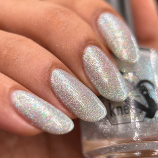 Image provided for Bee's Knees by a paid swatcher featuring the nail polish " The Source "