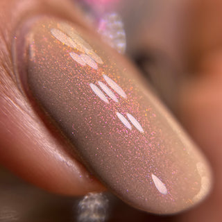 Image provided for Bee's Knees by a paid swatcher featuring the nail polish " Loving Someone is Not a Trap "