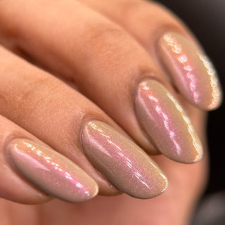 Image provided for Bee's Knees by a paid swatcher featuring the nail polish " Loving Someone is Not a Trap "