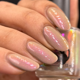 Image provided for Bee's Knees by a paid swatcher featuring the nail polish " Loving Someone is Not a Trap "