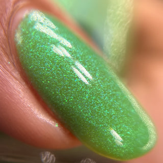 Image provided for Bee's Knees by a paid swatcher featuring the nail polish " I Really Liked Pudding "