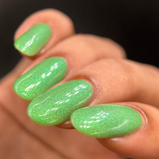Image provided for Bee's Knees by a paid swatcher featuring the nail polish " I Really Liked Pudding "