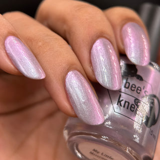 Image provided for Bee's Knees by a paid swatcher featuring the nail polish " My Little Miscreant "