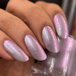 Image provided for Bee's Knees by a paid swatcher featuring the nail polish " My Little Miscreant "