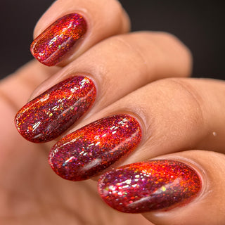 Image provided for Bee's Knees by a paid swatcher featuring the nail polish " Chained to the Desk "