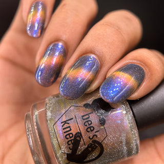 Image provided for Bee's Knees by a paid swatcher featuring the nail polish " Tether "