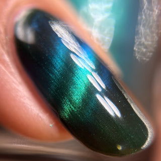 Image provided for Bee's Knees by a paid swatcher featuring the nail polish " This is Arkany "