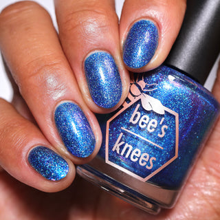 Image provided for Bee's Knees by a paid swatcher featuring the nail polish " Thalassophilia "