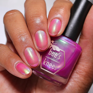 Image provided for Bee's Knees by a paid swatcher featuring the nail polish " Lamentation "