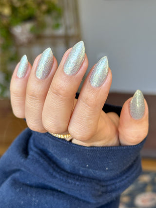 Image provided for Bee's Knees by a paid swatcher featuring the nail polish " The Source "