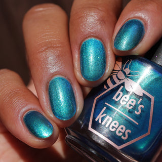 Image provided for Bee's Knees by a paid swatcher featuring the nail polish " Enchanted or Entitled? "