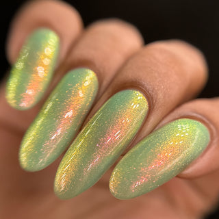 Image provided for Bee's Knees by a paid swatcher featuring the nail polish " I Will Be Your Undoing "