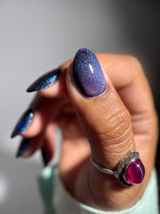 Image provided for Bee's Knees by a paid swatcher featuring the nail polish " The Body Remembers "