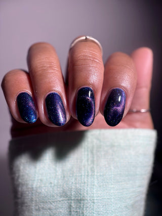 Image provided for Bee's Knees by a paid swatcher featuring the nail polish " The Body Remembers "