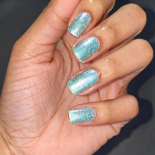 Image provided for Bee's Knees by a paid swatcher featuring the nail polish " Heartbreak "