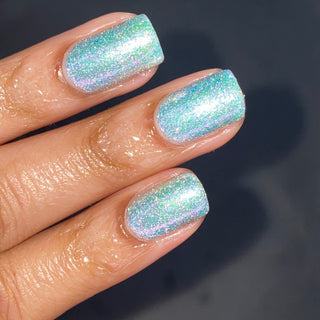 Image provided for Bee's Knees by a paid swatcher featuring the nail polish " Heartbreak "