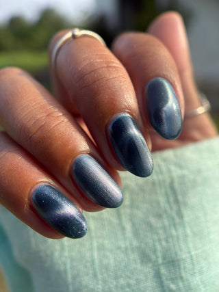 Image provided for Bee's Knees by a paid swatcher featuring the nail polish " Your Dream is at an End "