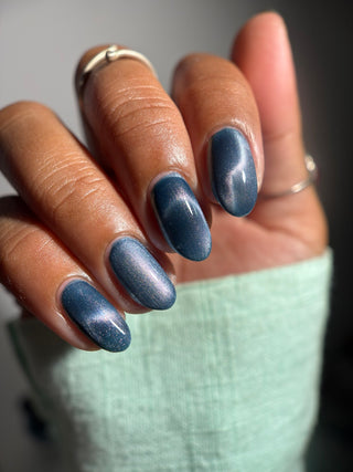Image provided for Bee's Knees by a paid swatcher featuring the nail polish " Your Dream is at an End "