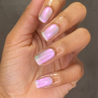 Image provided for Bee's Knees by a paid swatcher featuring the nail polish " Broken "