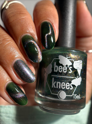 Image provided for Bee's Knees by a paid swatcher featuring the nail polish " Sprites "