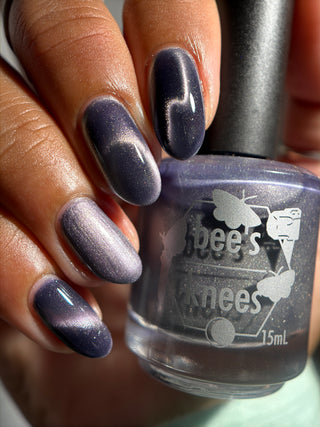 Image provided for Bee's Knees by a paid swatcher featuring the nail polish " Bartholomew "
