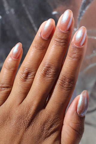 Image provided for Bee's Knees by a paid swatcher featuring the nail polish " Torrent "