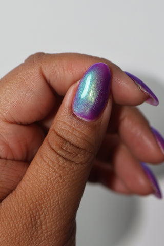 Image provided for Bee's Knees by a paid swatcher featuring the nail polish " Sea Hag Summer "