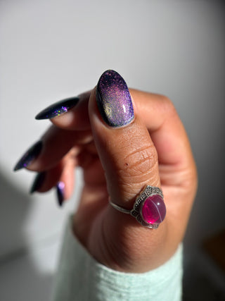 Image provided for Bee's Knees by a paid swatcher featuring the nail polish " Soon You Will Not Have to Drown "