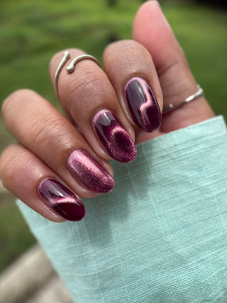 Image provided for Bee's Knees by a paid swatcher featuring the nail polish " I'm Prettier Than that Bitch Ever Was "