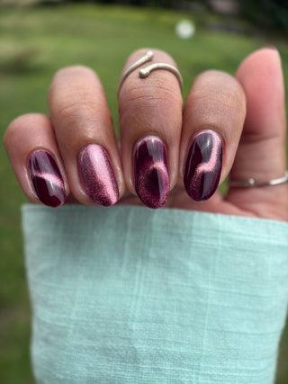 Image provided for Bee's Knees by a paid swatcher featuring the nail polish " I'm Prettier Than that Bitch Ever Was "