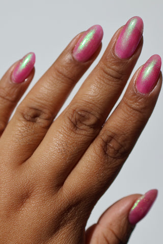 Image provided for Bee's Knees by a paid swatcher featuring the nail polish " Lamentation "