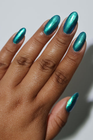 Image provided for Bee's Knees by a paid swatcher featuring the nail polish " Enchanted or Entitled? "