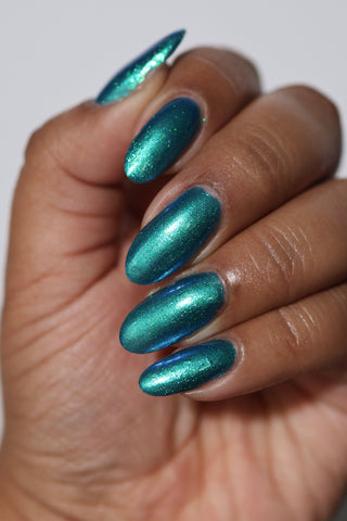Image provided for Bee's Knees by a paid swatcher featuring the nail polish " Enchanted or Entitled? "
