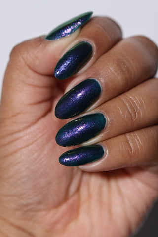 Image provided for Bee's Knees by a paid swatcher featuring the nail polish " Siren Song "