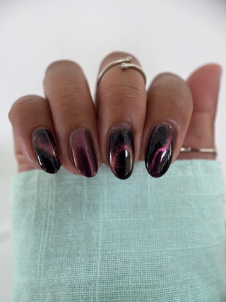 Image provided for Bee's Knees by a paid swatcher featuring the nail polish " Have Care for My Virtue "