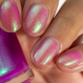 Image provided for Bee's Knees by a paid swatcher featuring the nail polish " Lamentation "