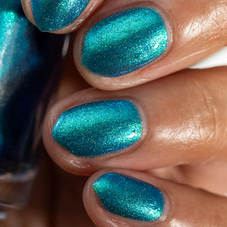 Image provided for Bee's Knees by a paid swatcher featuring the nail polish " Enchanted or Entitled? "