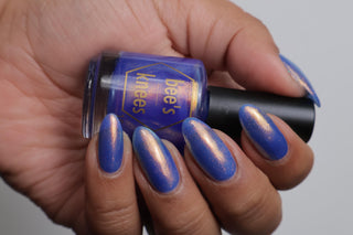 Image provided for Bee's Knees by a paid swatcher featuring the nail polish " Strength of Courage "