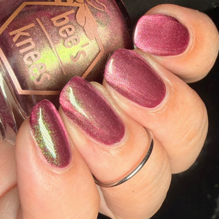Image provided for Bee's Knees by a paid swatcher featuring the nail polish " Don't Clip my Wings "