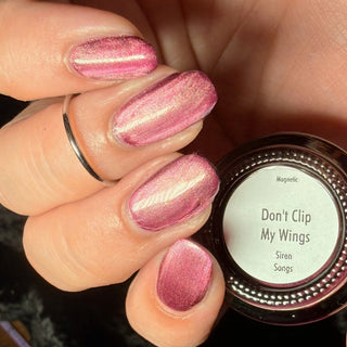 Image provided for Bee's Knees by a paid swatcher featuring the nail polish " Don't Clip my Wings "