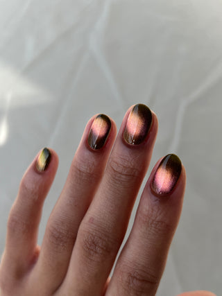Image provided for Bee's Knees by a paid swatcher featuring the nail polish " I'm Nobody "