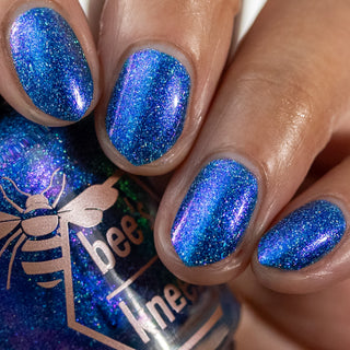 Image provided for Bee's Knees by a paid swatcher featuring the nail polish " Thalassophilia "
