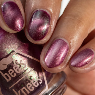 Image provided for Bee's Knees by a paid swatcher featuring the nail polish " Don't Clip my Wings "