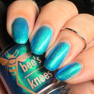 Image provided for Bee's Knees by a paid swatcher featuring the nail polish " Enchanted or Entitled? "