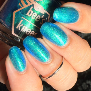 Image provided for Bee's Knees by a paid swatcher featuring the nail polish " Enchanted or Entitled? "
