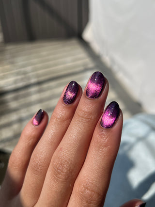 Image provided for Bee's Knees by a paid swatcher featuring the nail polish " Have Care for My Virtue "