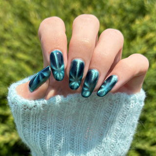 Image provided for Bee's Knees by a paid swatcher featuring the nail polish " I'm Tired of Starving "