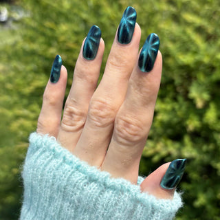 Image provided for Bee's Knees by a paid swatcher featuring the nail polish " I'm Tired of Starving "