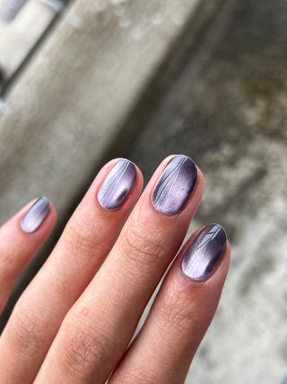 Image provided for Bee's Knees by a paid swatcher featuring the nail polish " Bartholomew "